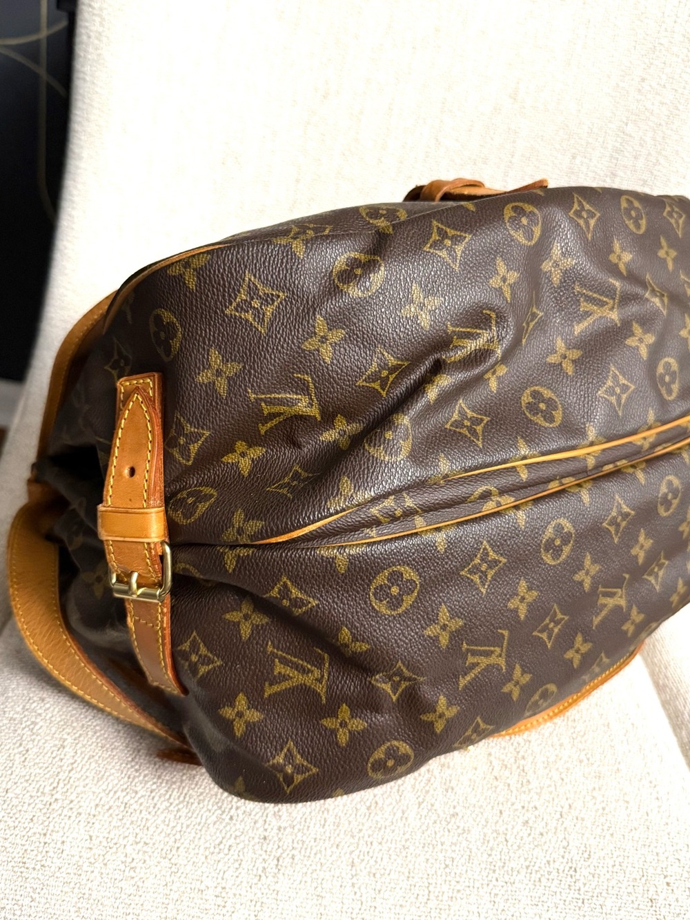 Authentic Louis Vuitton Saumur 35 in Monogram brown LV canvas M42254 - Picture 16 of 16